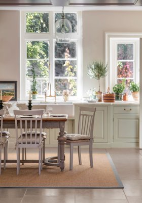 Alternative Flooring, Anywhere Ca-rPET Diamond Re-Discover Bespoke Rug With A Cotton Frosted Pine Border From £199 (alternativeflooring.com)