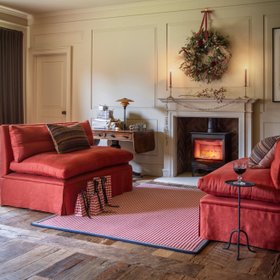 Alternative Flooring, Wool Candy Cane Floss Rug With A Tramlines Prague Border From £305 (alternativeflooring.com) (2)