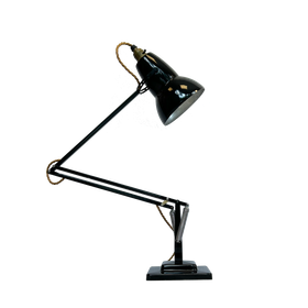 Vintage 1950s Black Herbert Terry & Sons 3 Step Anglepoise Lamp Model No. 1227