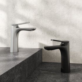Mitigeur lavabo M KASSIE chrome en laiton  - Cooke and Lewis