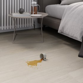 Lame PVC clipsable gris moderne l. 15 x L. 122 cm x Ép 4 mm - Cooke and Lewis