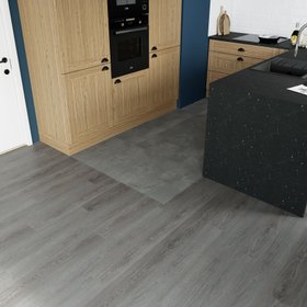 Cooke & Lewis - Lame PVC clipsable "Eliza" gris - L. 61cm x - L. 30,5cm