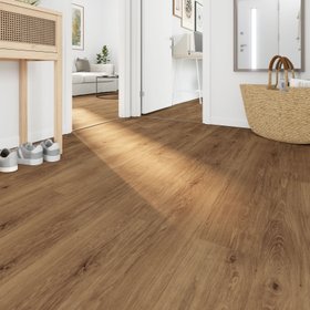 Cooke & Lewis - Lame PVC clipsable "Juliana" marron - L. 121,92cm x - L. 17,78cm