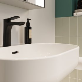 Lavabo céramique blanc brillant CALICIA - 55x45x17,5 cm - Cooke and Lewis