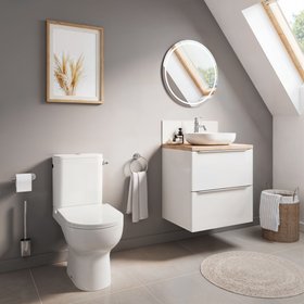 Pack wc a poser CALICIA sans bride et vortex sortie horizontale - Cooke and Lewis