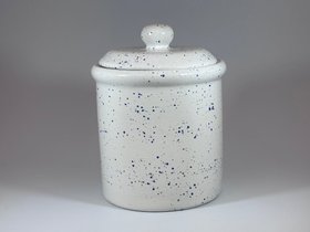 Speckled Blue Canister