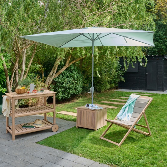 Desserte de jardin en bois d'acacia GoodHome Riveo