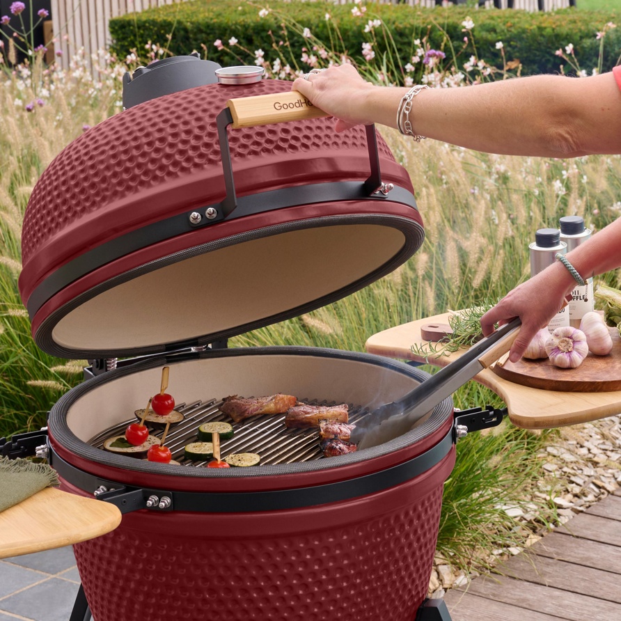 Kamado en céramique GoodHome Sagami rouge