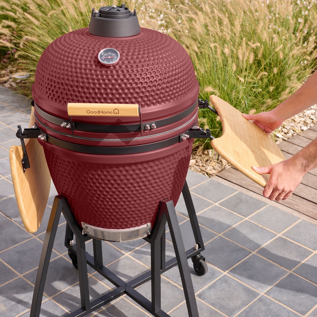Kamado en céramique GoodHome Sagami rouge
