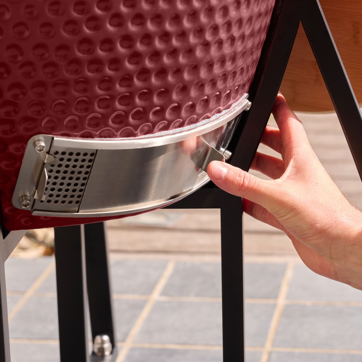 Kamado en céramique GoodHome Sagami rouge