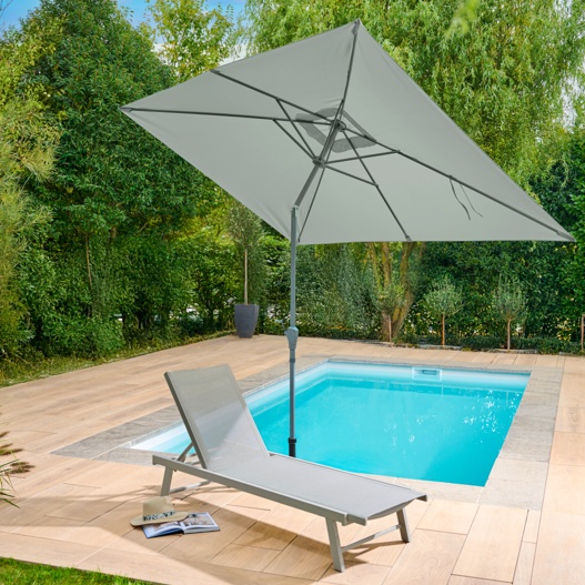 Parasol vert d'eau GoodHome Kasane