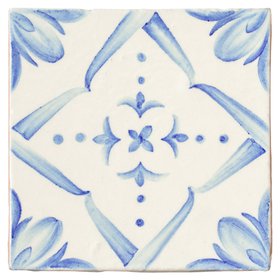 MT Ana Azure Blue - Antique White base