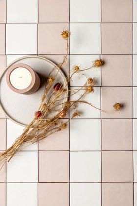 MT - Matts Plasterer's Pink And Milk Yard White Square Stripes