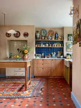 MT - Ullswater Cedar and Kensington Cerulean Ettie in Pluck Kitchen