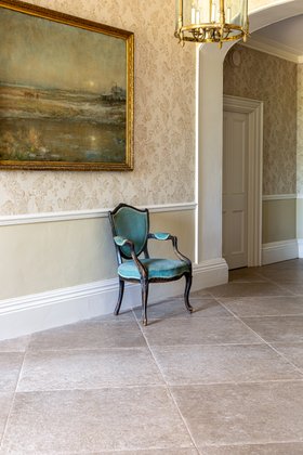 MT Knave Natural Square - Lacock Collection in Mary-Anne Robb's home