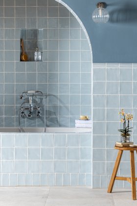 MT - Lustre Sky Blue Square & Medium Brick