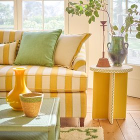 Lola Stripe Marguerites Detail