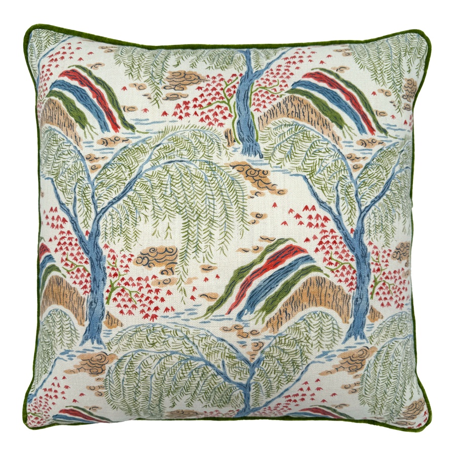 Gwendolyn Cranberry Cushion