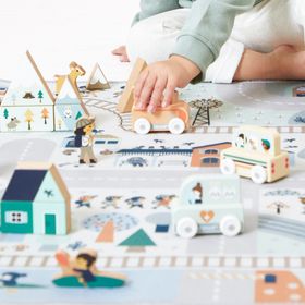 Mountain Valley 35 wooden blocks set - Cross Roads