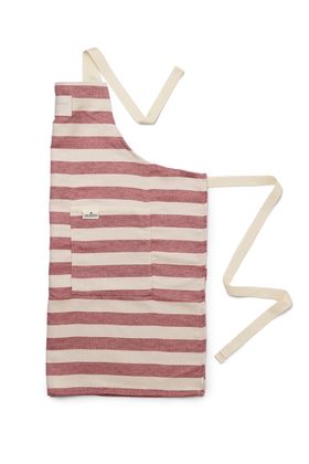 Tori Murphy Fastnet Stripe  Apron   Claret