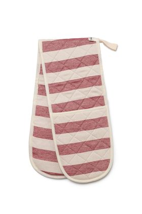 Tori Murphy Fastnet Stripe Double Oven Glove   Claret