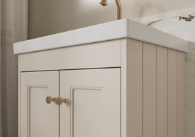 Veldeau Buckland vanity range in Cashmere