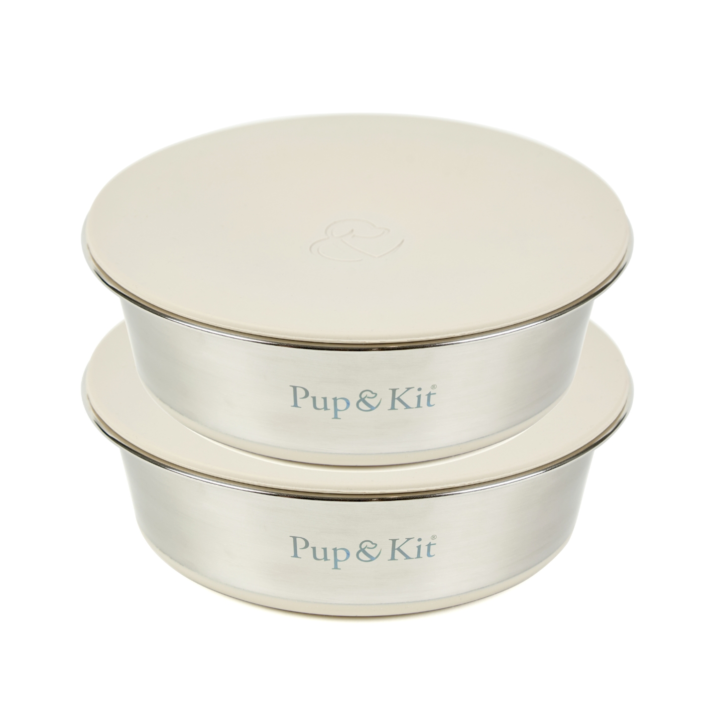 Lid-it Bowl with Stay-Fresh Lid - Beige 2pk