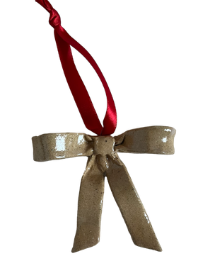 Ceramic Bow Ornament