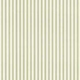 Ian Mankin Ticking Stripe 1 Sage Wallpaper