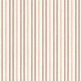 Ian Mankin Ticking Stripe 1 Pink Wallpaper