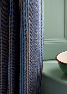 Ian Mankin Beacons Collection Falmouth Stripe Curtain