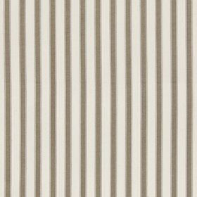 Ian Mankin Beacons Collection Ticking Stripe 2 Fabric Taupe FA045 116 Swatch