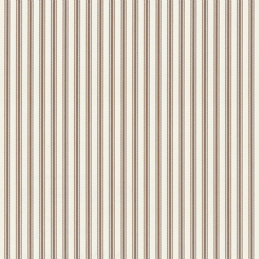 Ian Mankin Ticking Stripe 1 Brown Wallpaper