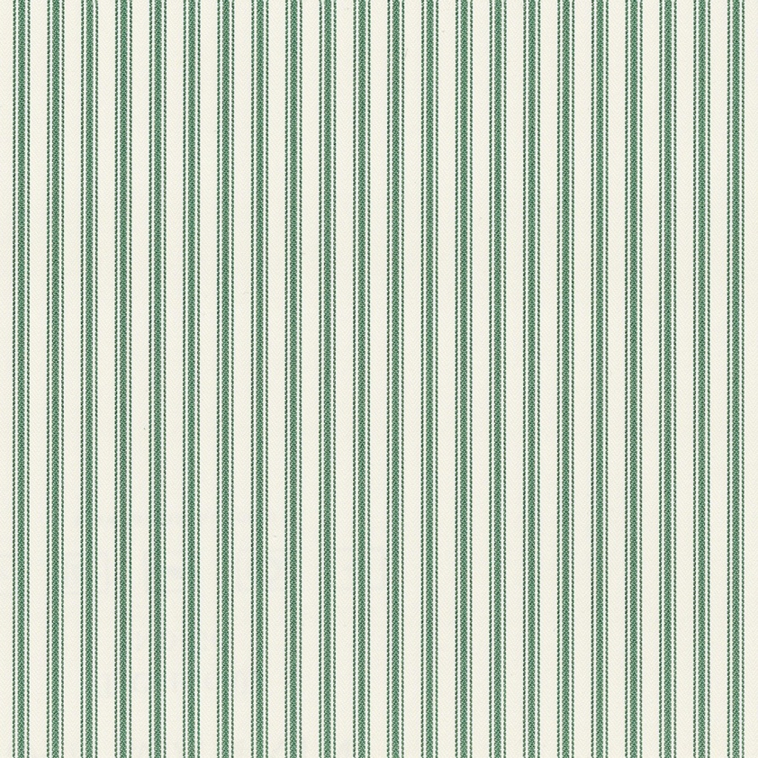 Ian Mankin Ticking Stripe 1 Racing Green Wallpaper