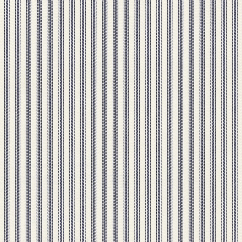 Ian Mankin Ticking Stripe 1 Indigo Wallpaper