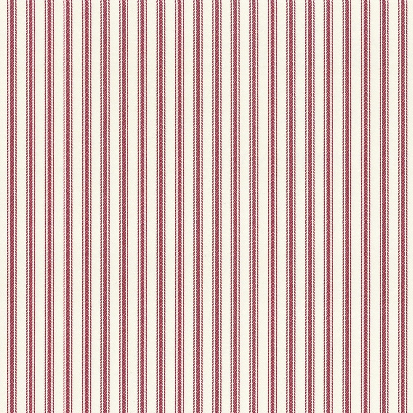 Ian Mankin Ticking Stripe 1 Peony Wallpaper