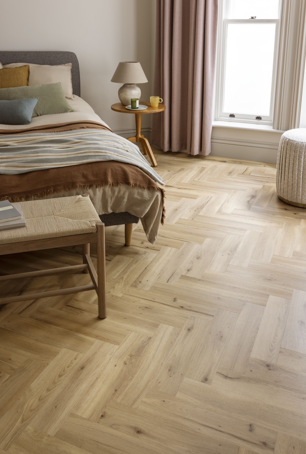 Amtico Spacia Tailor Oak in Large Parquet laying pattern