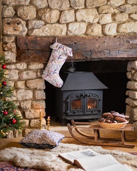 Tree of life Christmas Stocking