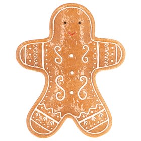 Ceramic Gingerbread Man Plate, Med