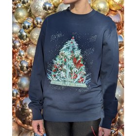 Kew Festive Florals Christmas Sweatshirt, Unisex, assorted sizes