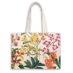 Kew Orchid Flowers Large Tote Bag