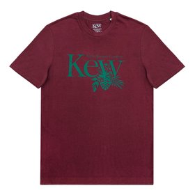 Kew Burgundy T-shirt with Botanic Logo, assorted sizes