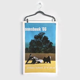 Henry Moore Tea Towel, Sonsbeek 1966