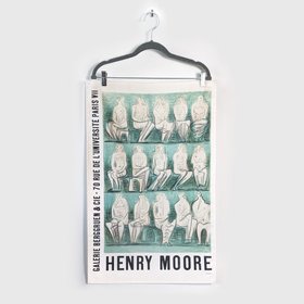 Henry Moore Tea Towel, Paris 1957