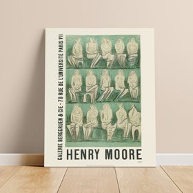 Henry Moore Print 40x50cm, Sculptures et Dessins Paris