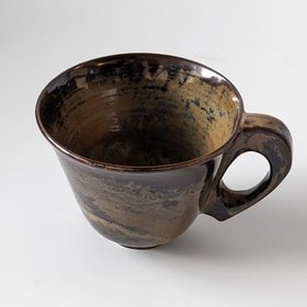 Kew Sculptural Ceramic Mug by Bisby Bisques