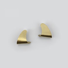 Lava Hoop Stud Earrings