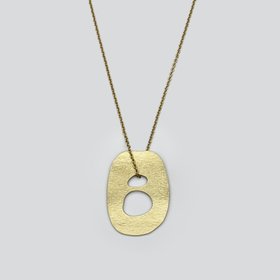 Lava Double Hole Pendant