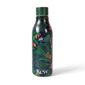Kew Midnight Palm Print Drinking Bottle