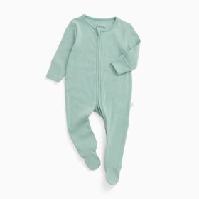 Ribbed Clever Zip Sleepsuit